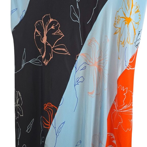 Diane Von Furstenberg Women's Silk Fenelon Print Bias Midi Dress Sz 14 NWOT - Picture 8 of 12